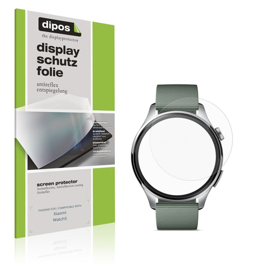 6x Schutzfolie matt für Xiaomi Watch5 Display-Schu (1)