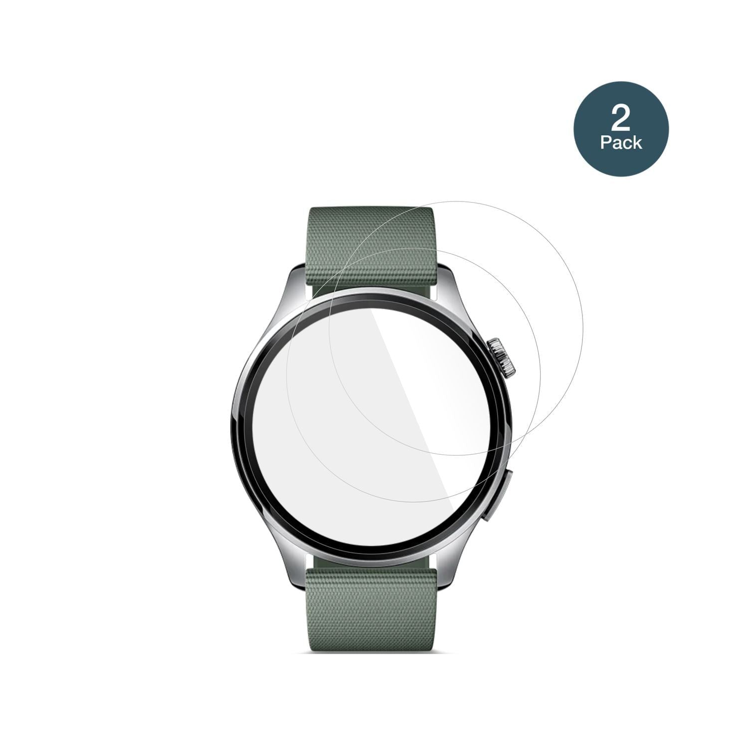 2x 9H Schutzfolie für Xiaomi Watch5 Panzerfolie (2)