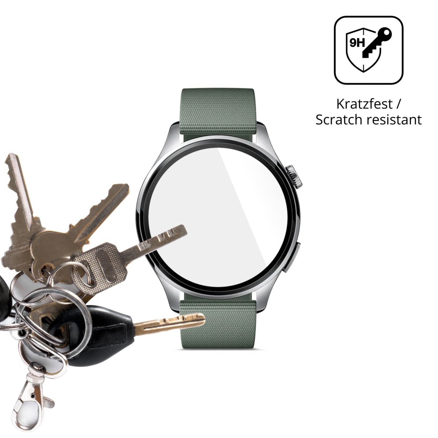 2x 9H Schutzfolie für Xiaomi Watch5 Panzerfolie (3)
