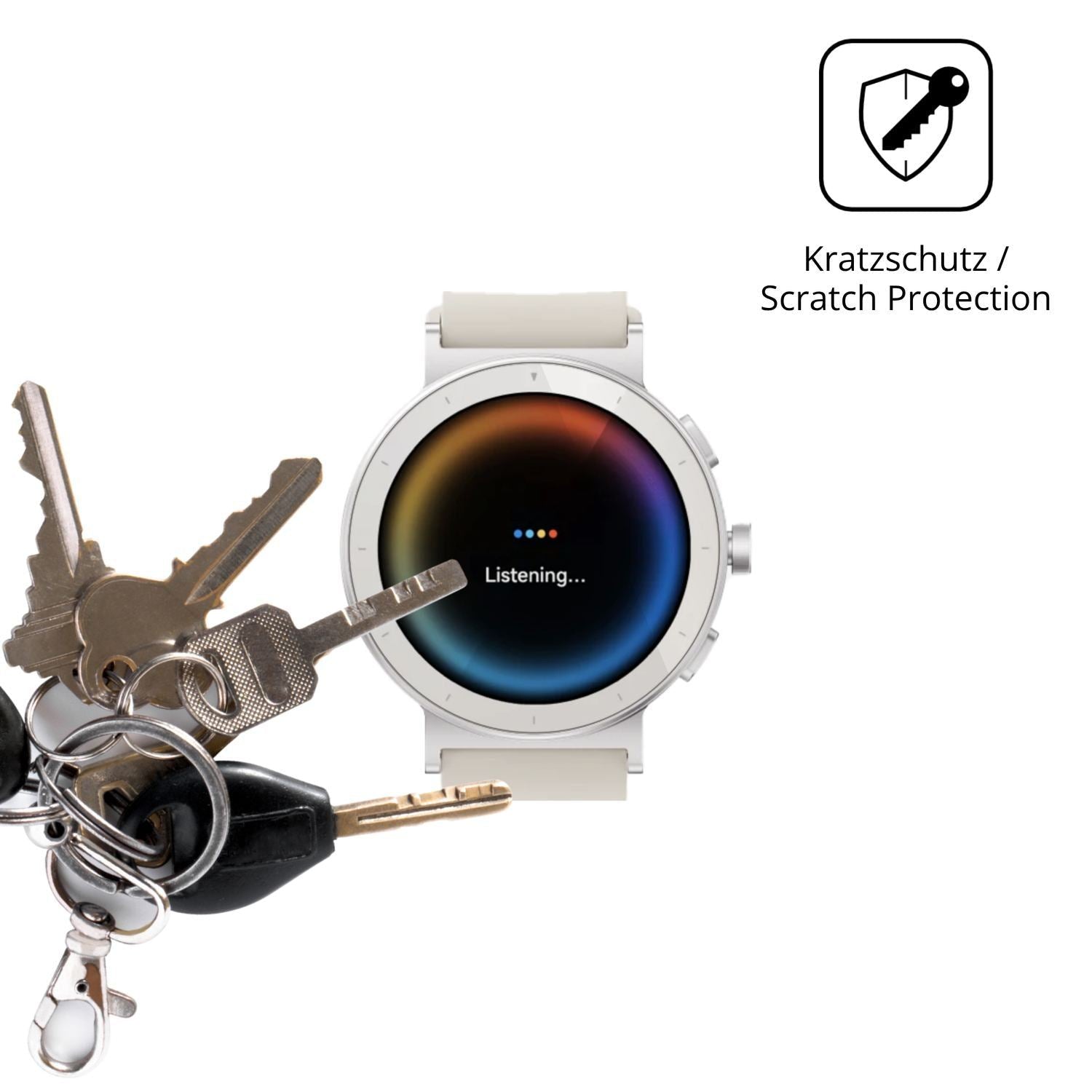 6x Schutzfolie klar für Realme Watch S5 Display-Sc (4)