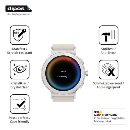 2x 9H Schutzfolie für Realme Watch S5 Panzerfolie (7)
