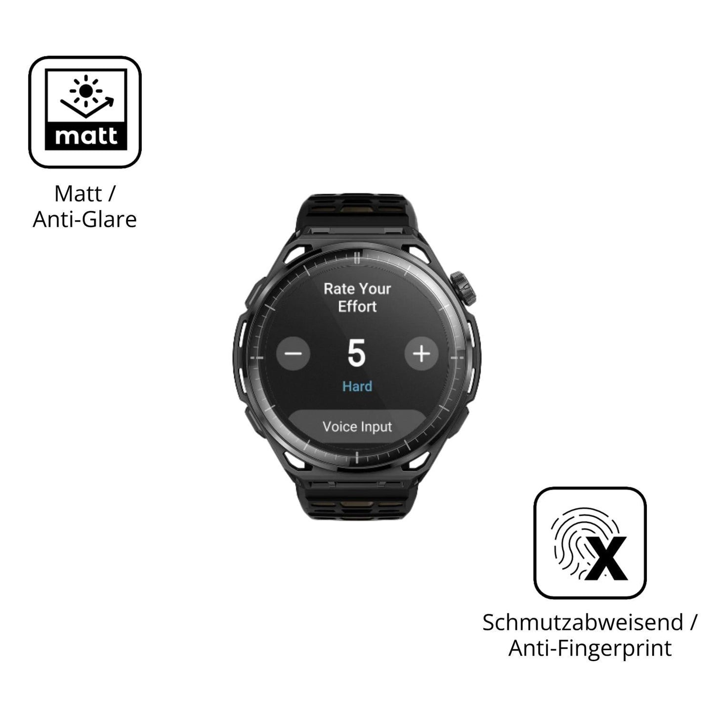 6x Schutzfolie matt für Amazfit Balance 3 Display- (5)