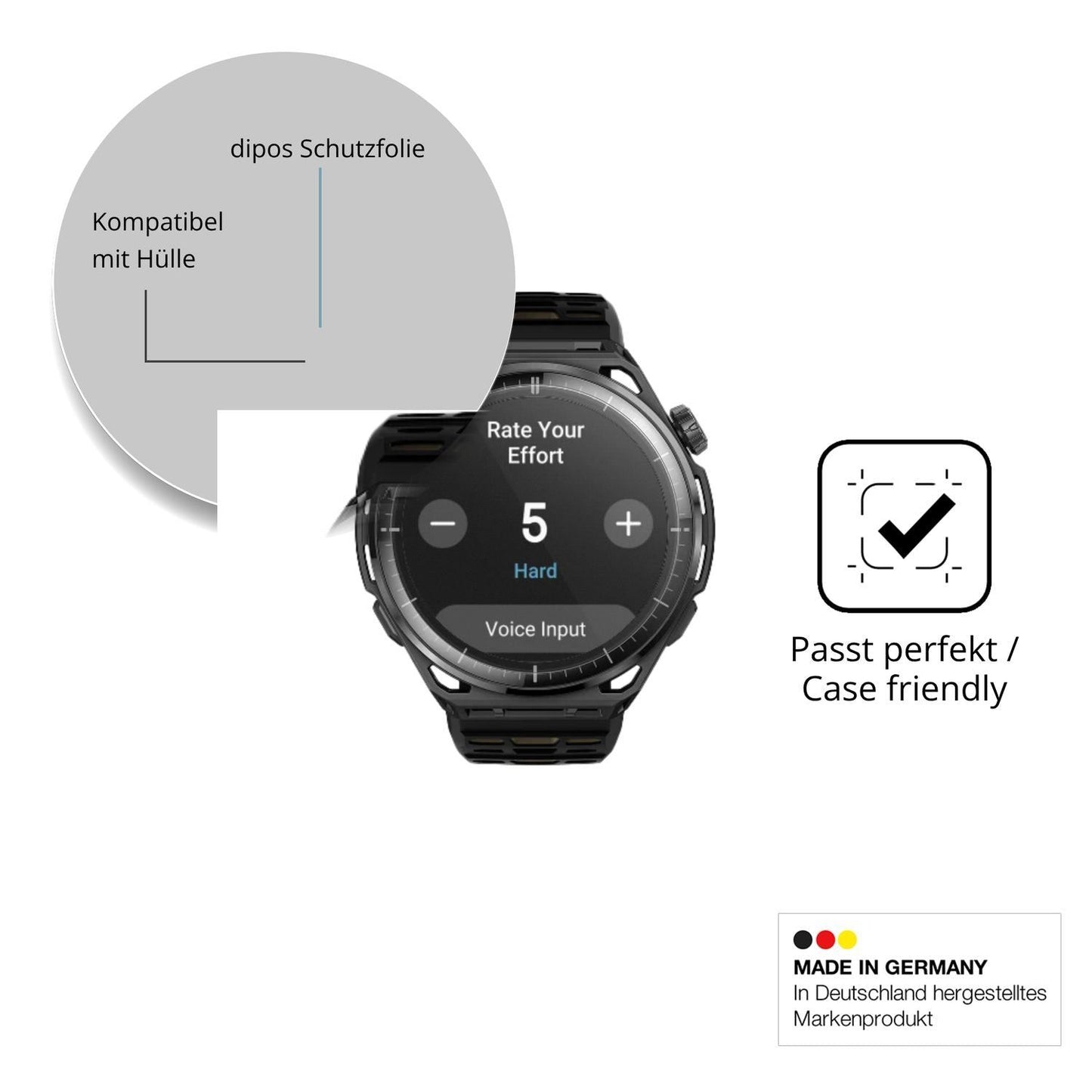 6x Schutzfolie matt für Amazfit Balance 3 Display- (6)