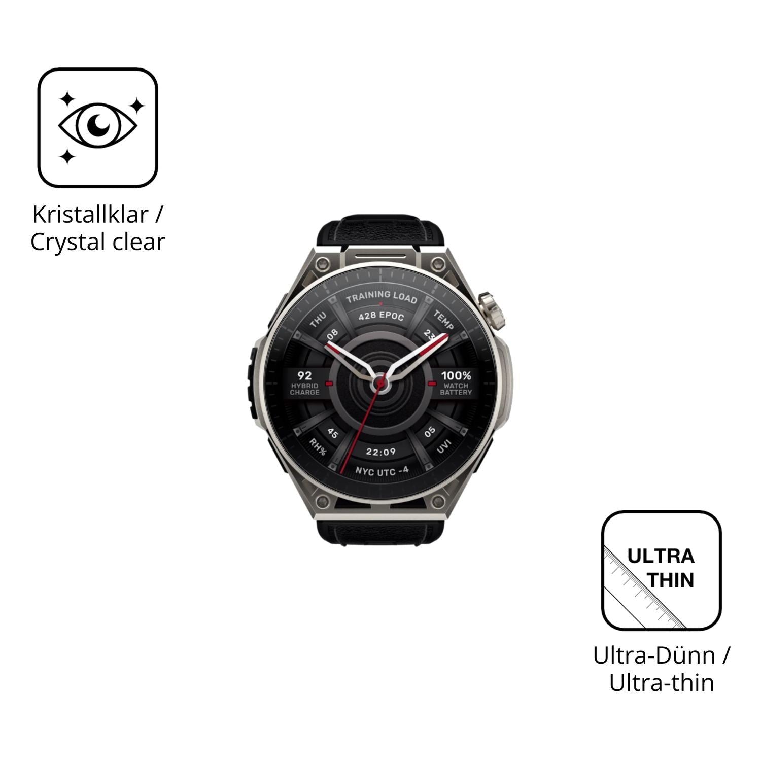 6x Schutzfolie klar für Amazfit Balance Ultra Disp (5)