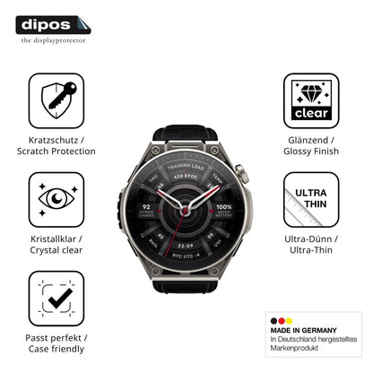 6x Schutzfolie klar für Amazfit Balance Ultra Disp (7)