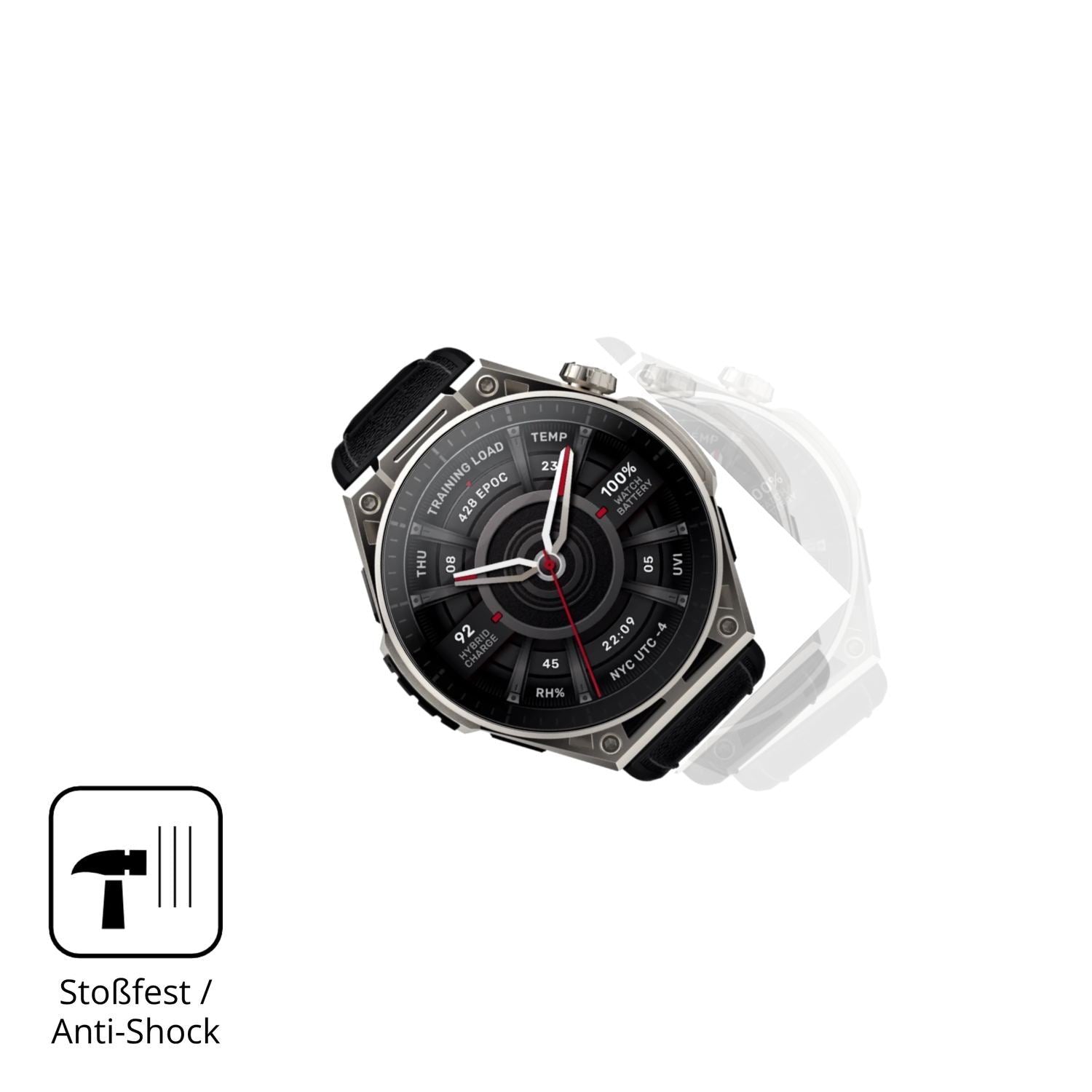 2x 9H Schutzfolie für Amazfit Balance Ultra Panzer (4)