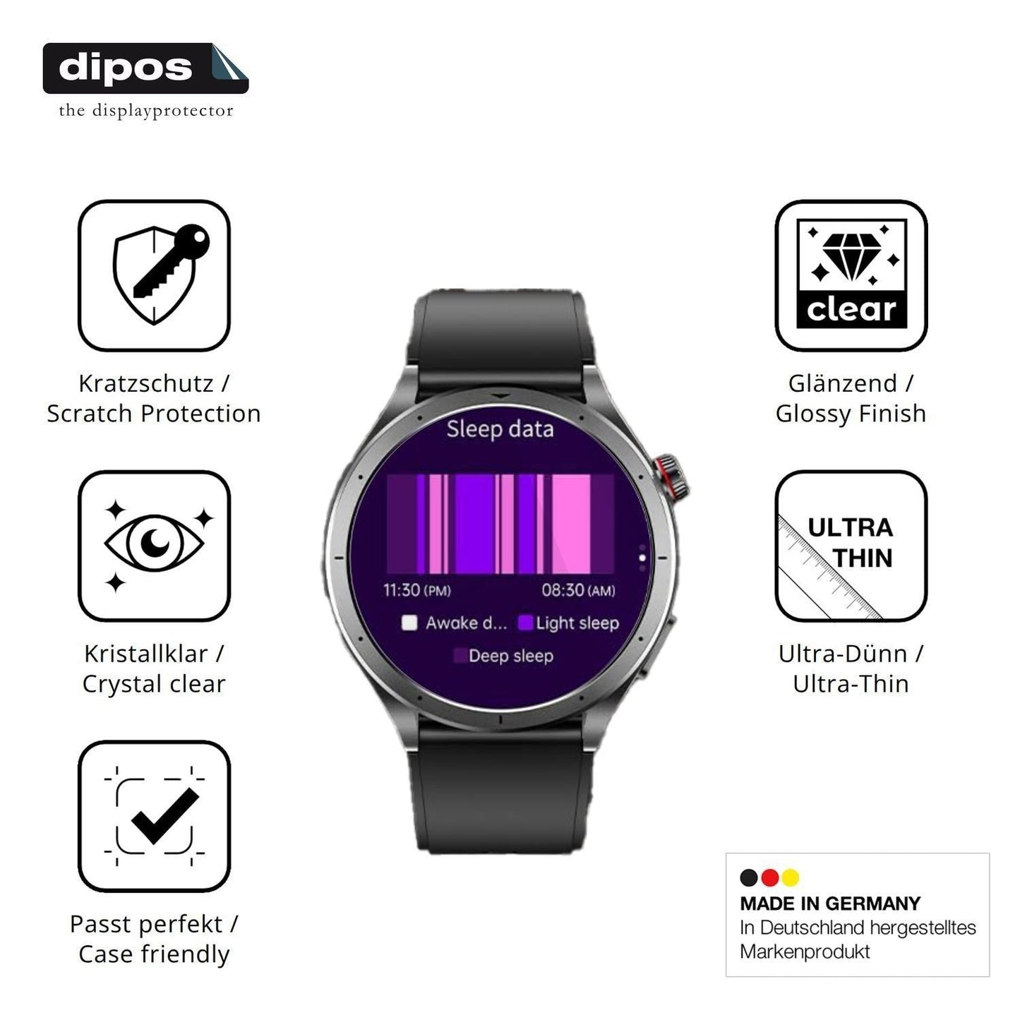 6x Schutzfolie klar für RUXINGX ET472 Display-Schu (7)