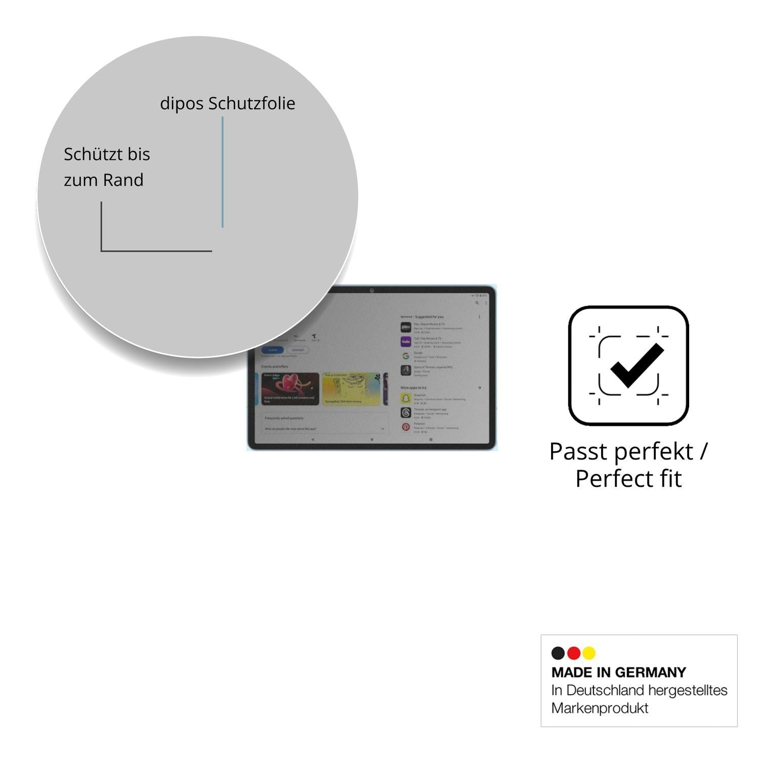 Blickschutzfolie für UJJ T606 matt Schutzfolie Pri (4)
