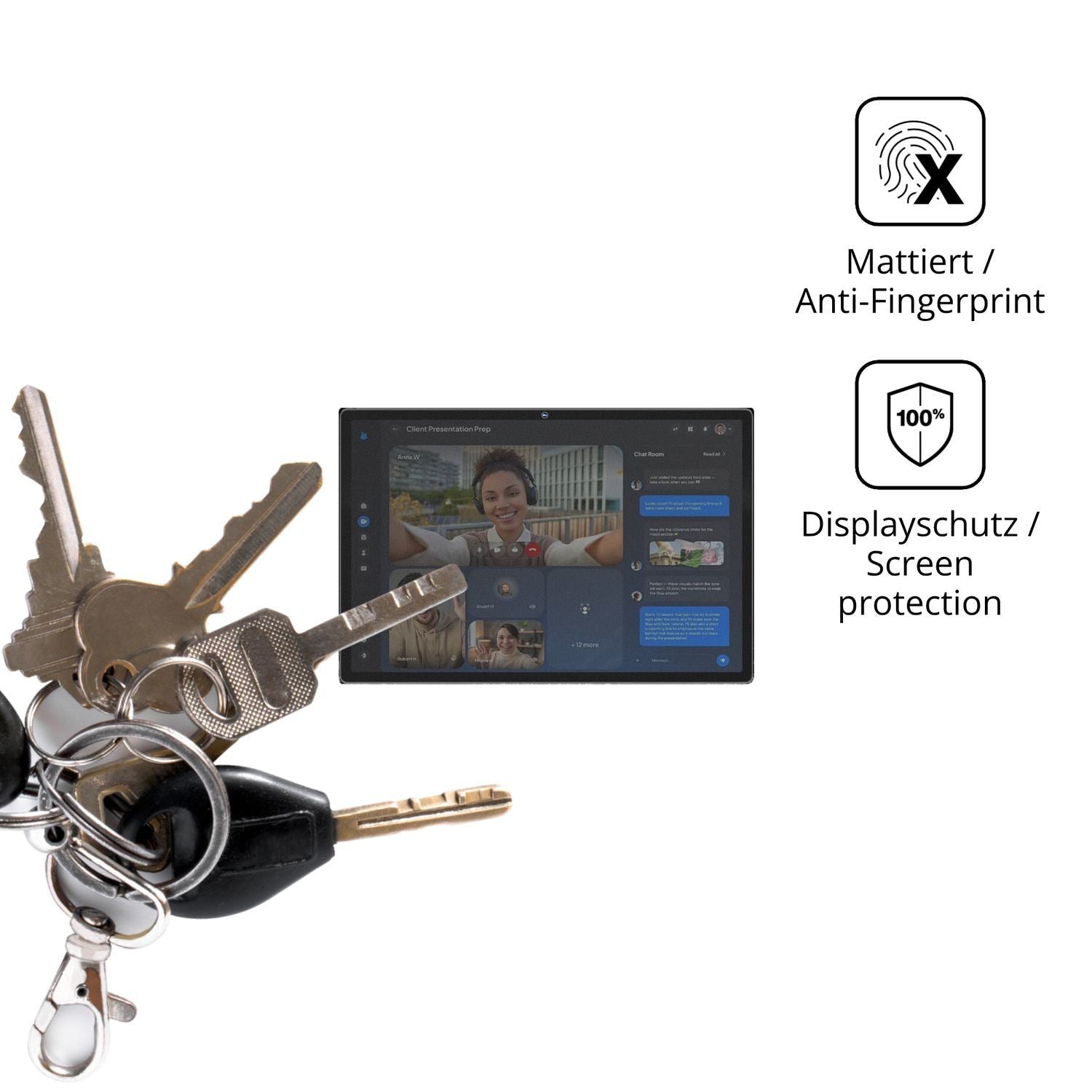 Blickschutzfolie für ZENTALITY C-710 PRO matt Schu (3)