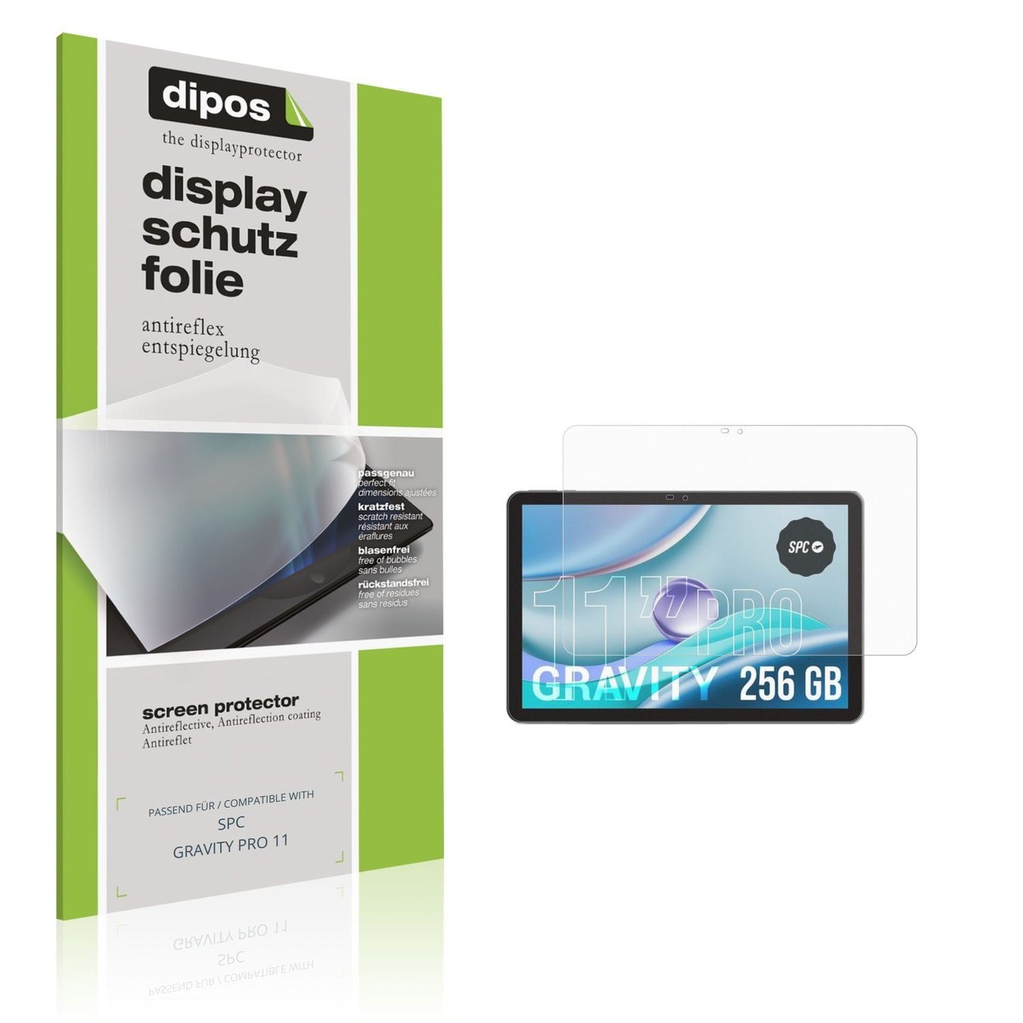 2x Schutzfolie matt für SPC GRAVITY PRO 11 Display (1)
