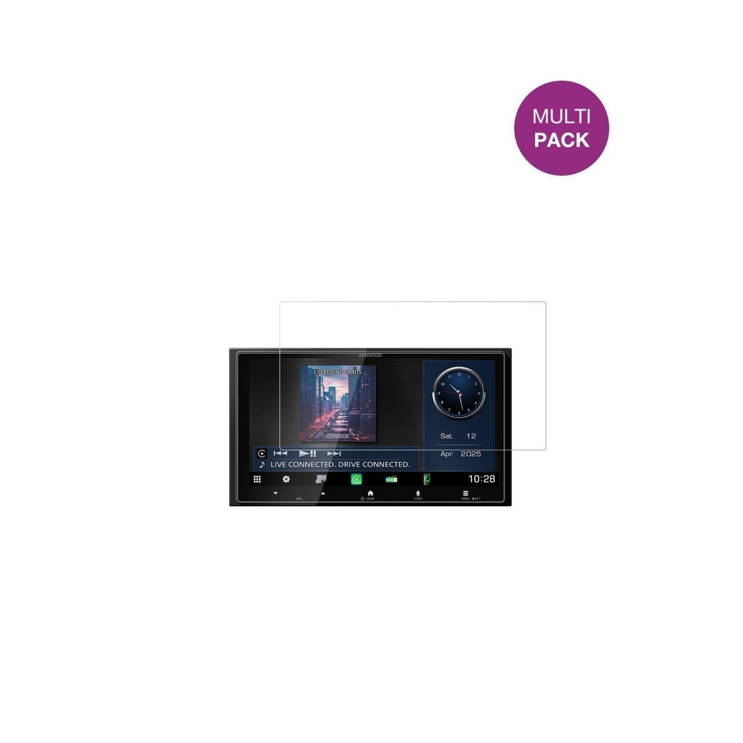 2x Schutzfolie klar für Kenwood DMX7525DABS Displa (2)