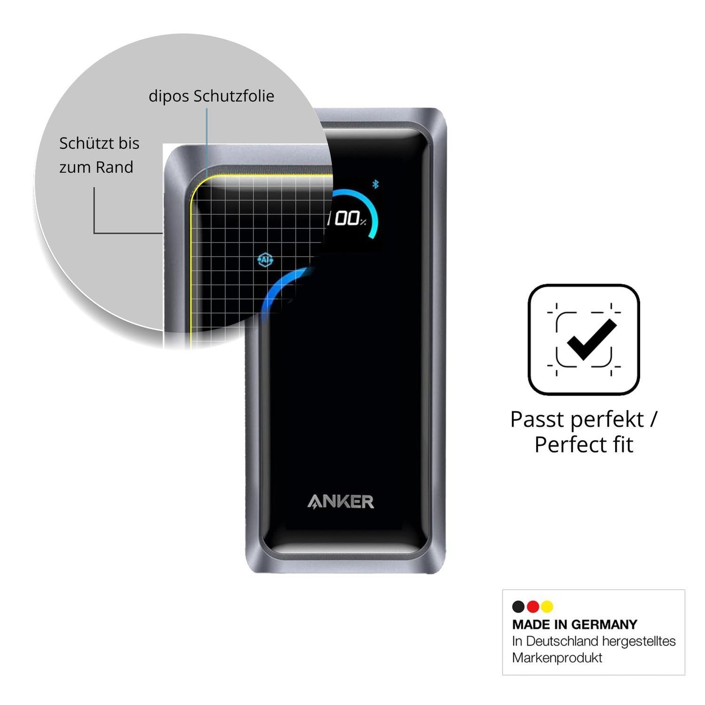 2x 3D Full Cover Schutzfolie für Anker Prime 300W  (6)