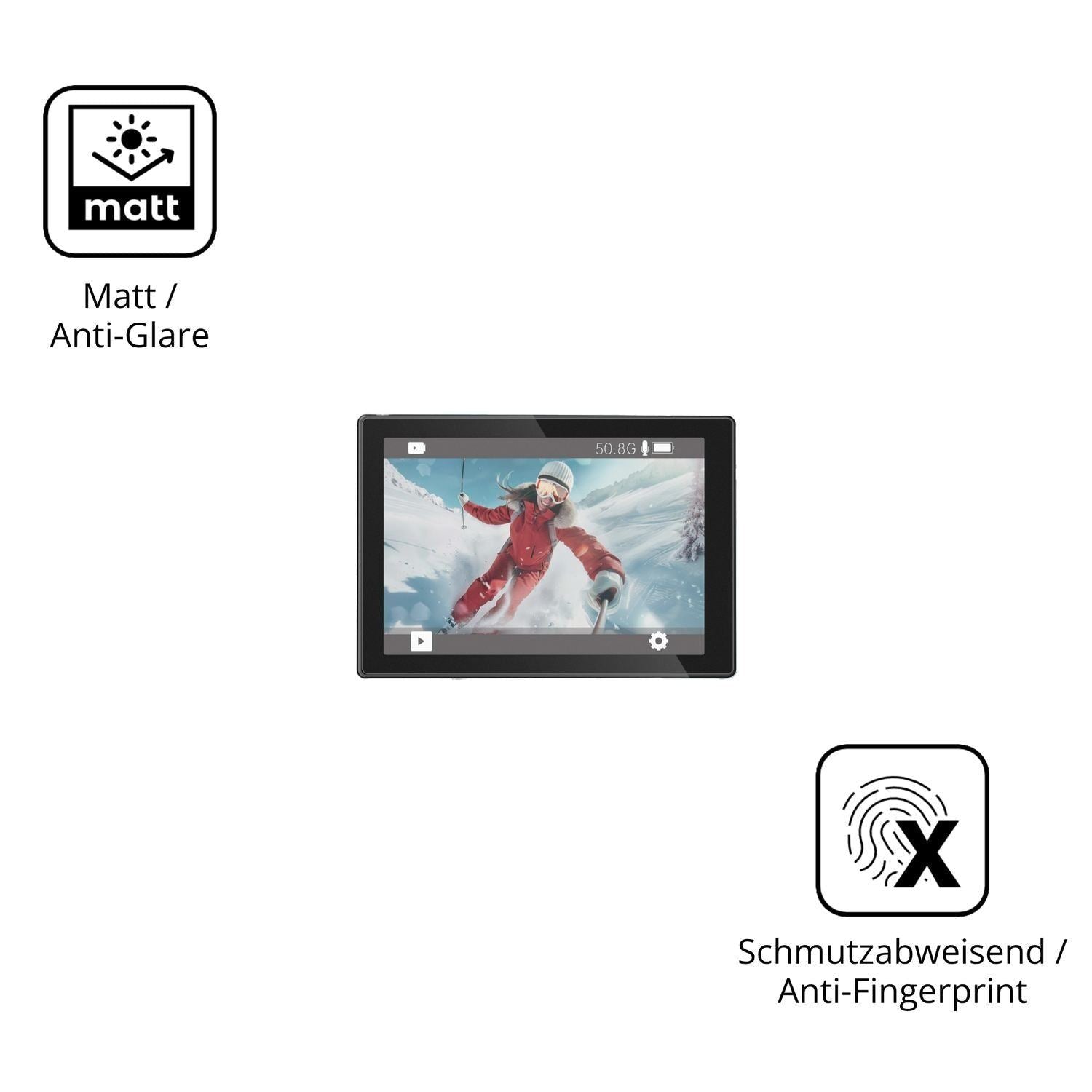4x Schutzfolie matt für syndesmos Action 1 Display (5)