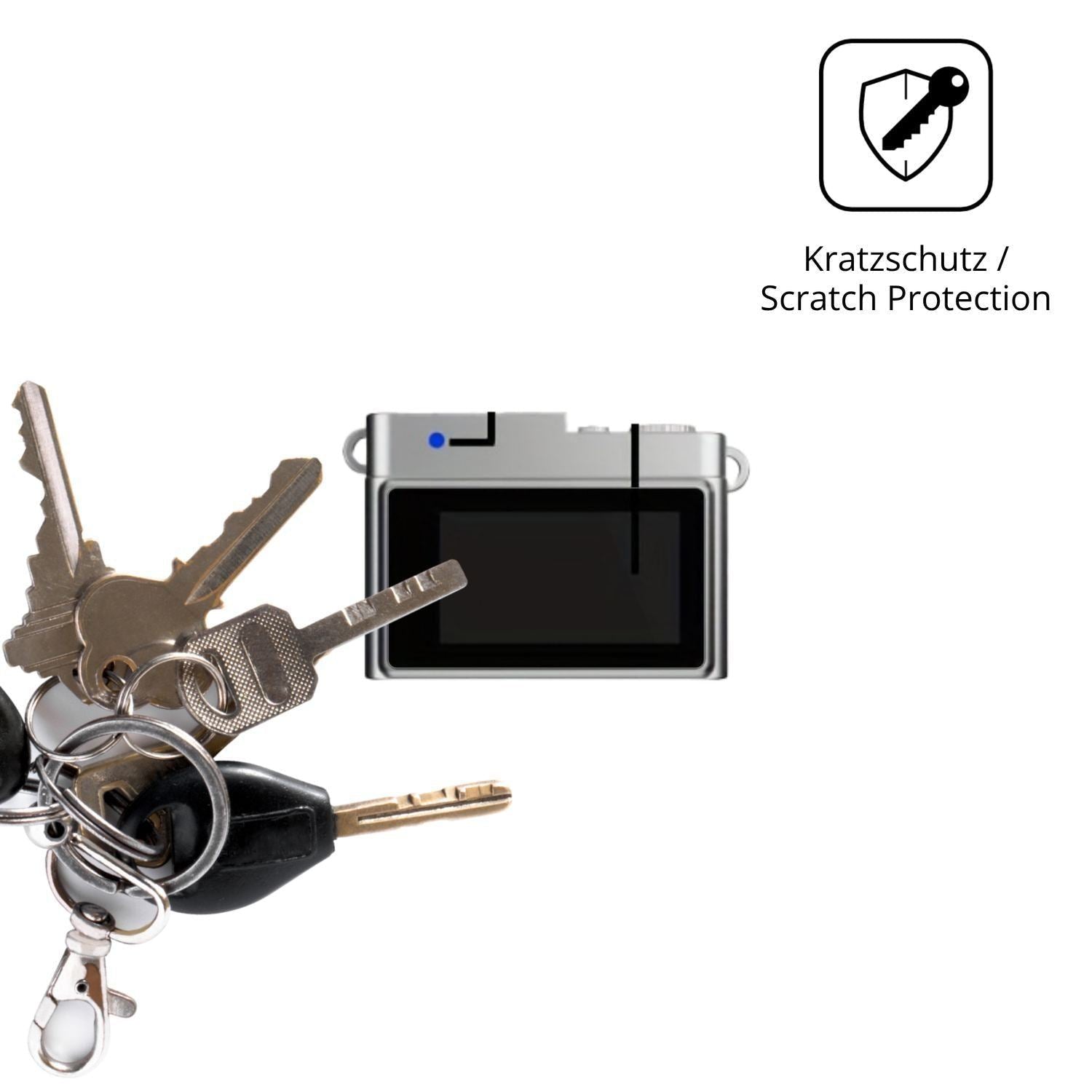 4x Schutzfolie klar für Ouitble Mini Kamera 0.96 Z (4)