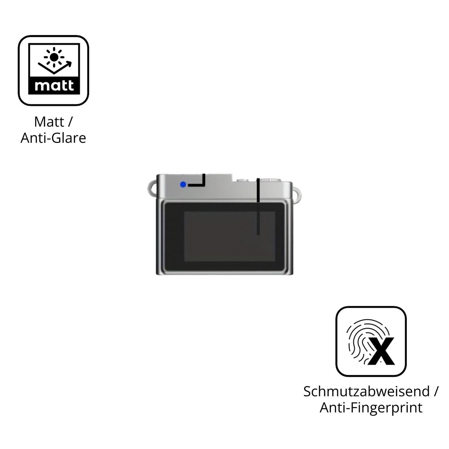 4x Schutzfolie matt für Ouitble Mini Kamera 0.96 Z (5)