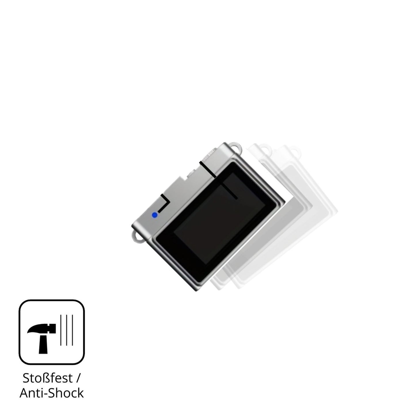 2x 9H Schutzfolie für Ouitble Mini Kamera 0.96 Zol (4)
