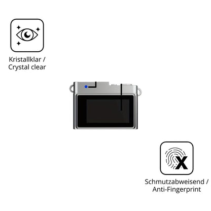2x 9H Schutzfolie für Ouitble Mini Kamera 0.96 Zol (5)