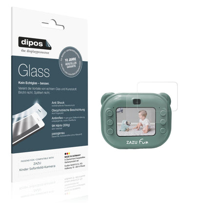 2x 9H Schutzfolie matt für ZAZU Kinder Sofortbild- (1)