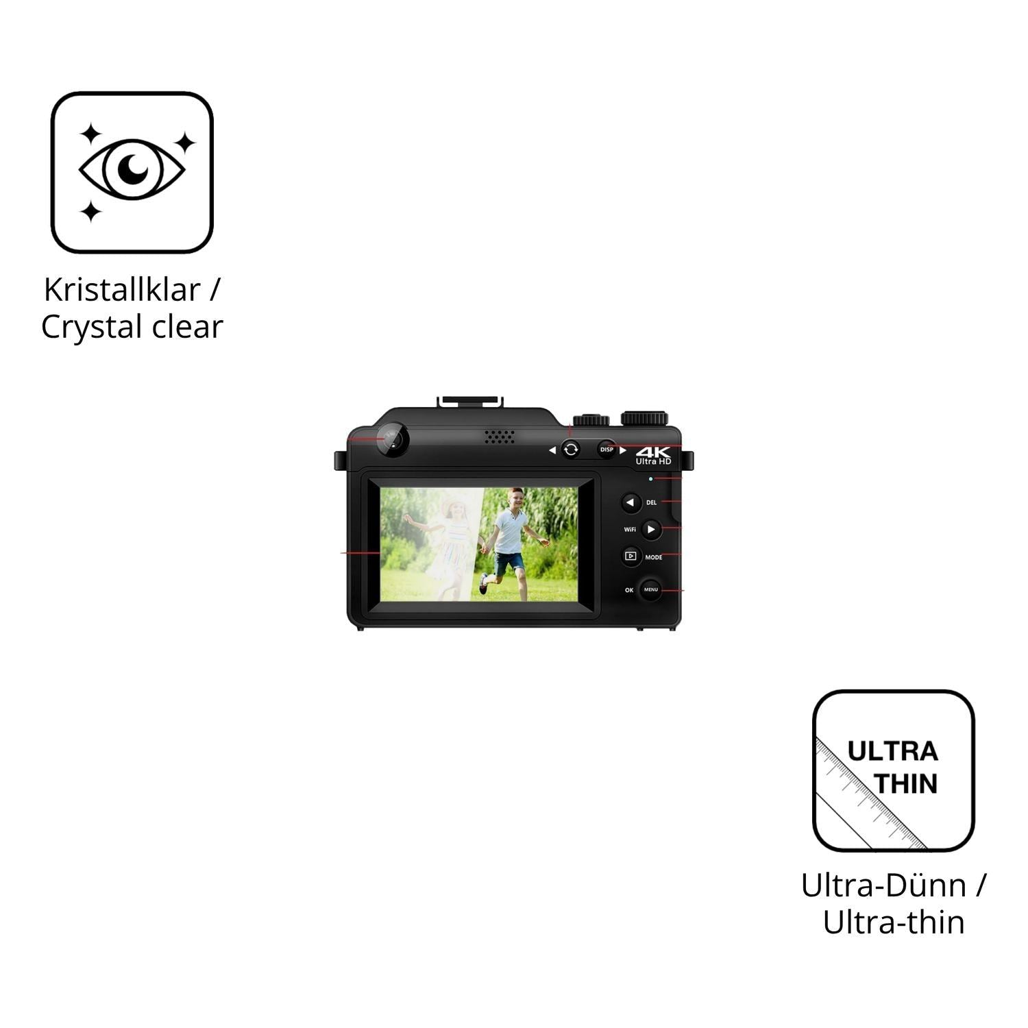 4x Schutzfolie klar für CCN X9 Display-Schutzfolie (5)