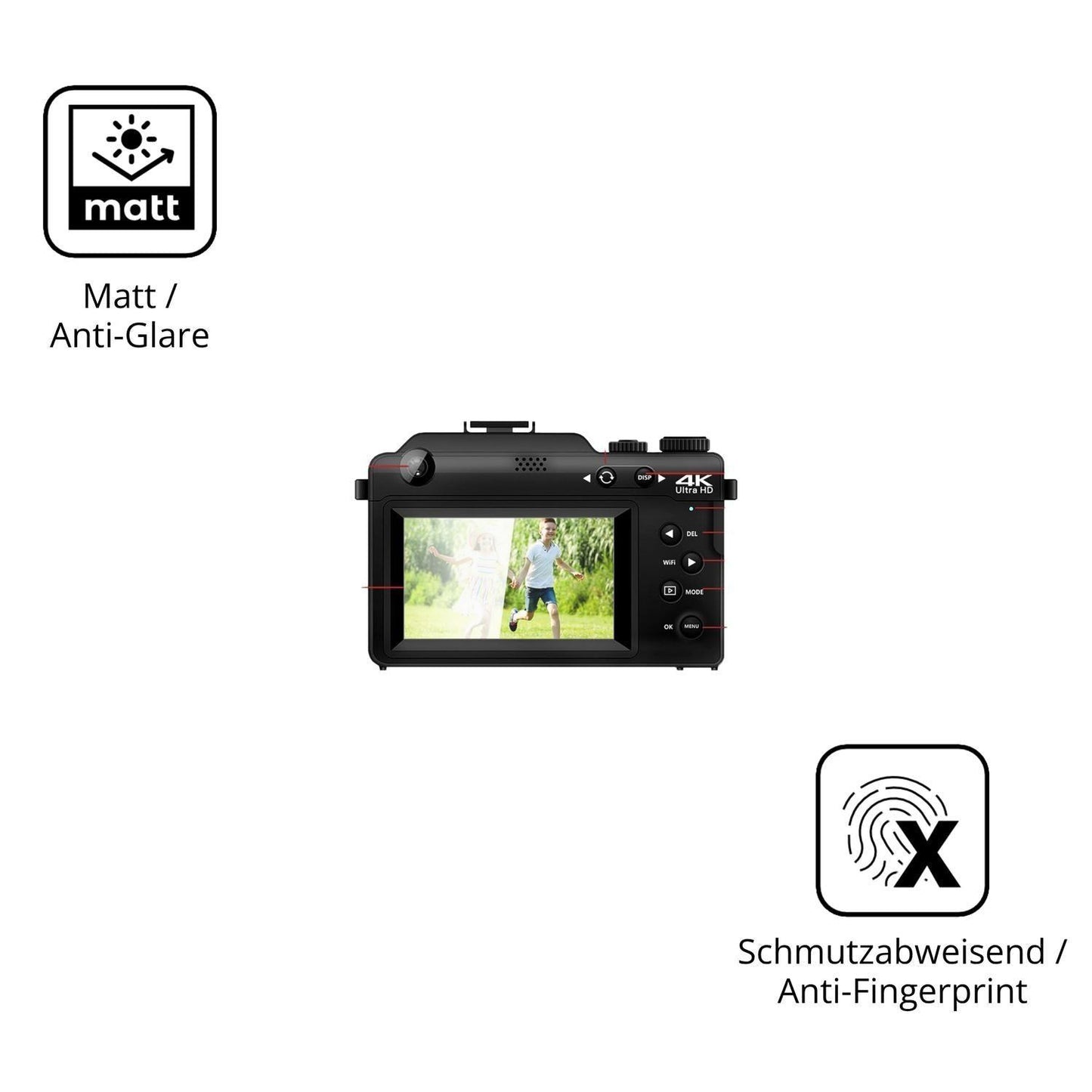 4x Schutzfolie matt für CCN X9 Display-Schutzfolie (5)