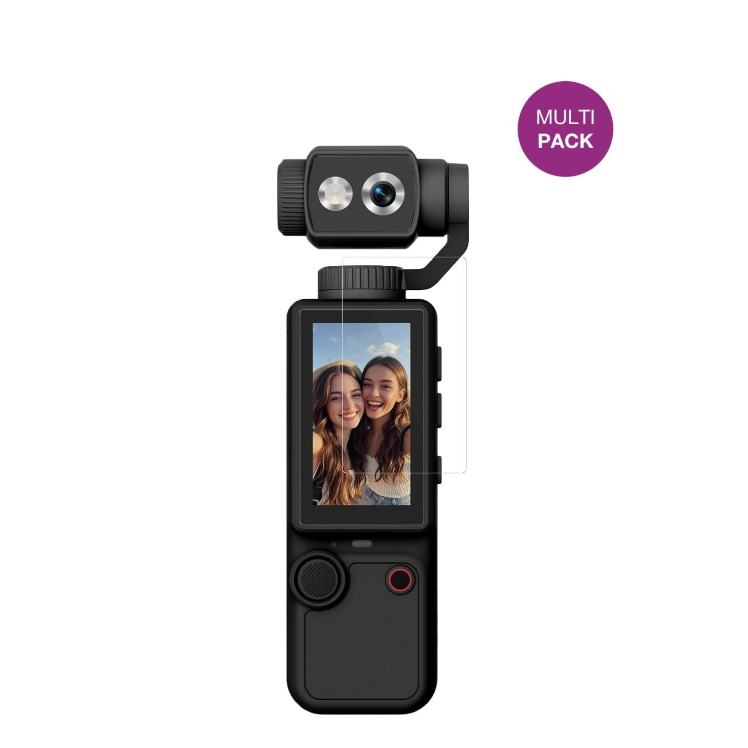 4x Schutzfolie klar für FIRE BULL Action Cam 1.9 Z (2)