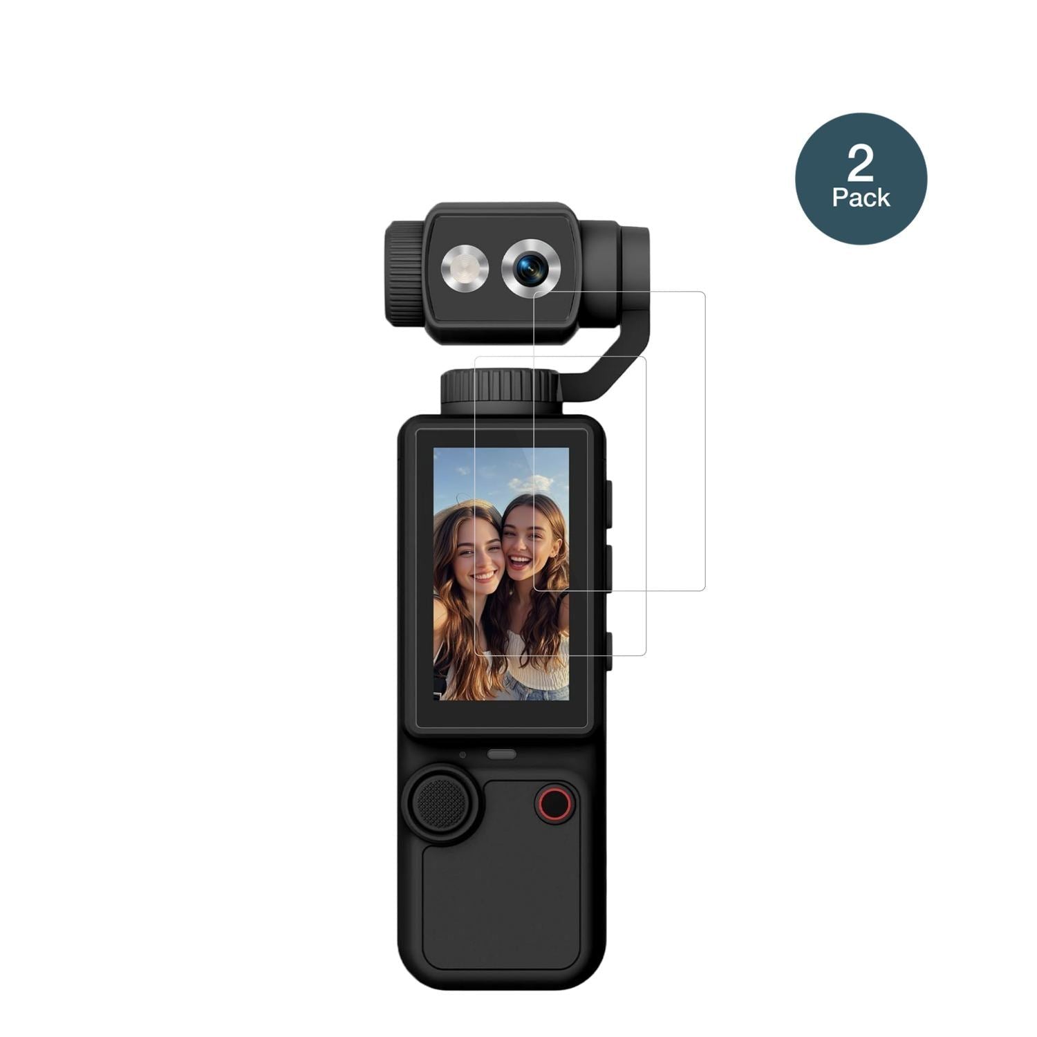 2x 9H Schutzfolie für FIRE BULL Action Cam 1.9 Zol (2)