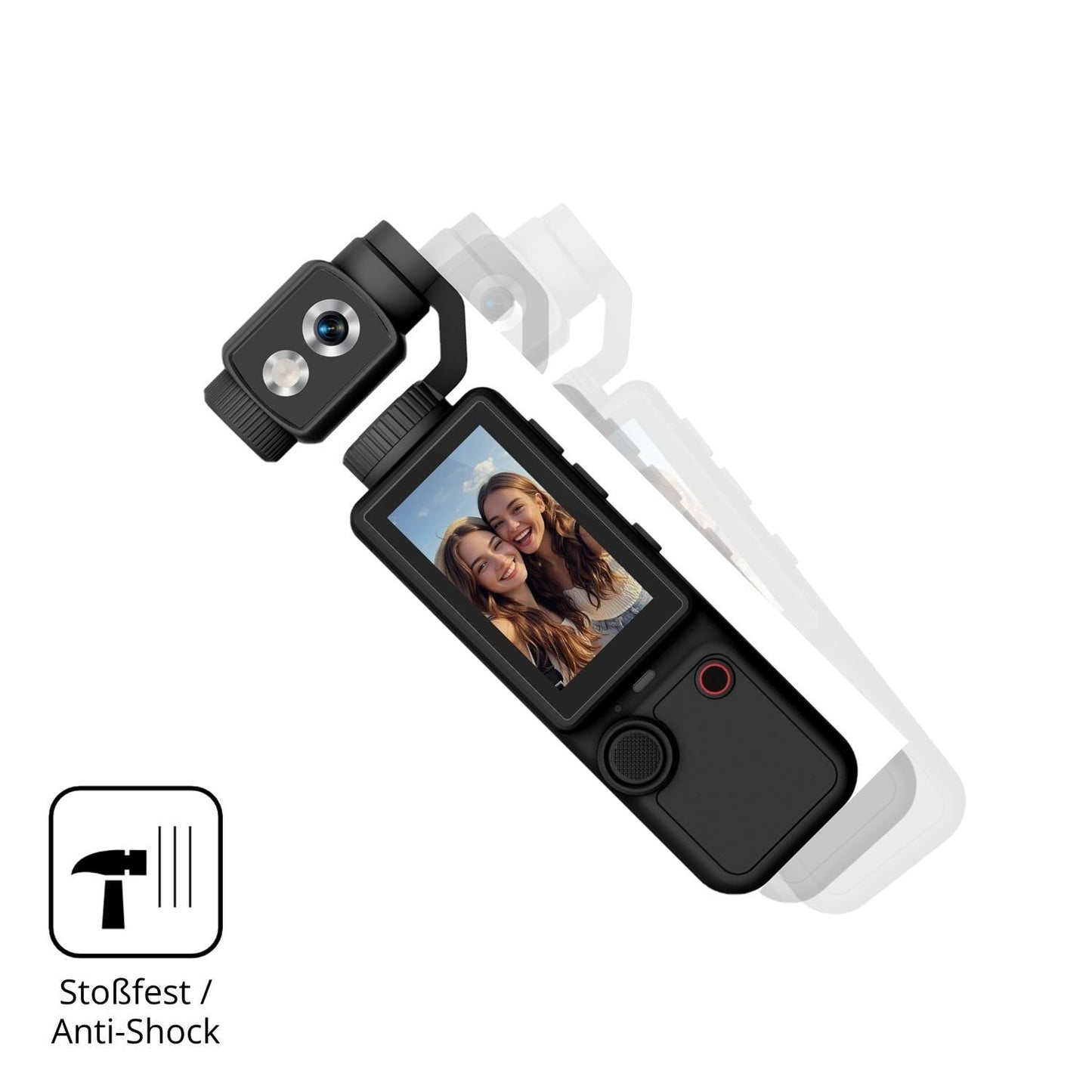 2x 9H Schutzfolie für FIRE BULL Action Cam 1.9 Zol (4)