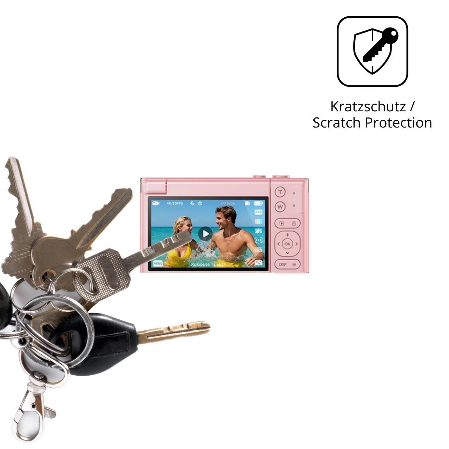 4x Schutzfolie klar für Captainbear DC-A9 Display- (4)