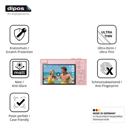 4x Schutzfolie matt für Captainbear DC-A9 Display- (7)