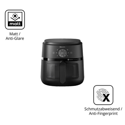 2x Schutzfolie matt für Philips Airfryer 2000 Seri (5)