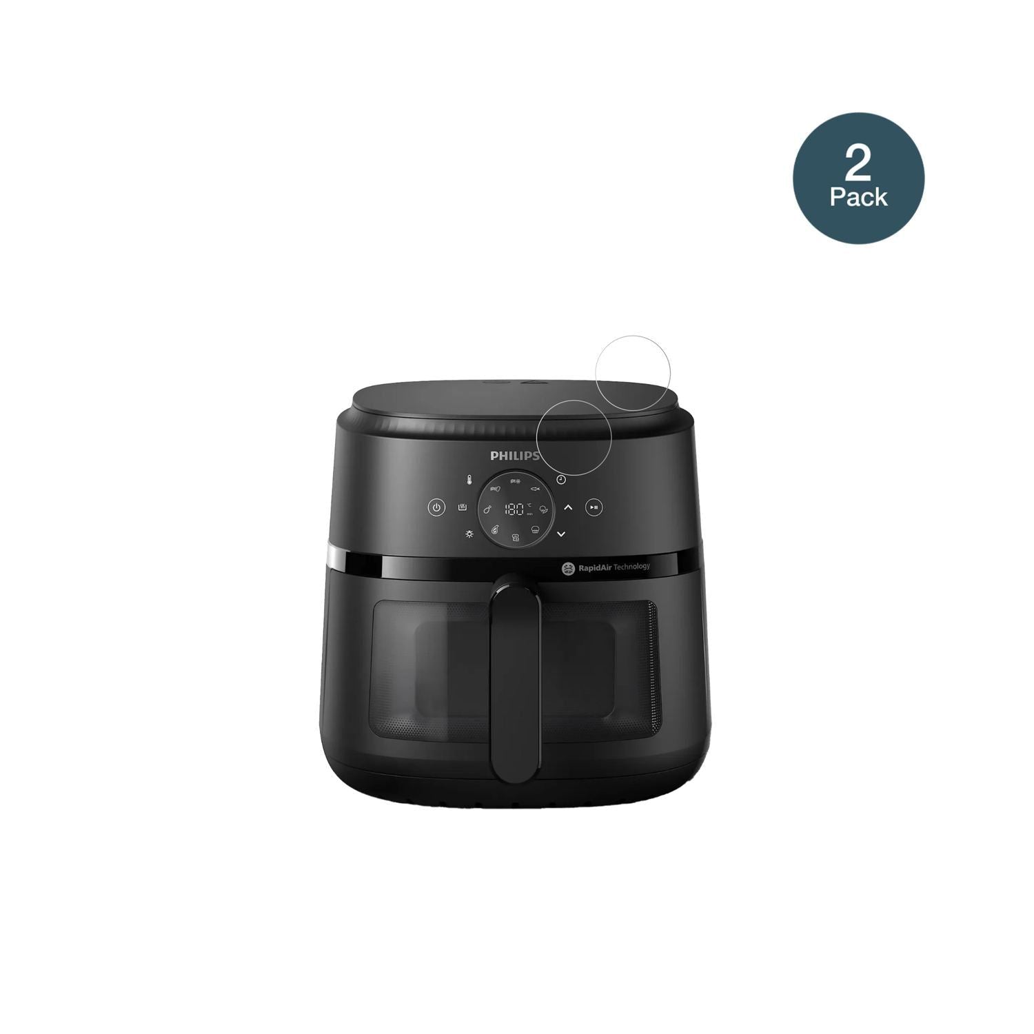 2x 9H Schutzfolie für Philips Airfryer 2000 Series (2)