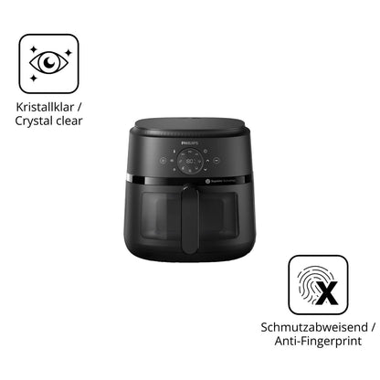 2x 9H Schutzfolie für Philips Airfryer 2000 Series (5)