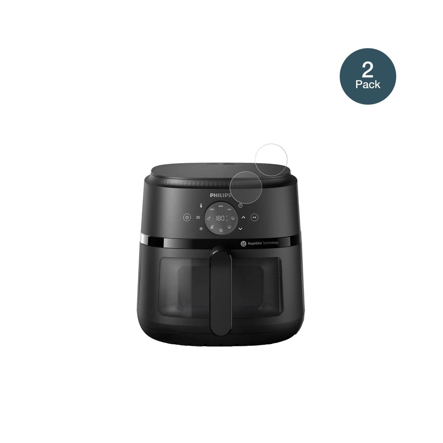 2x 9H Schutzfolie matt für Philips Airfryer 2000 S (2)
