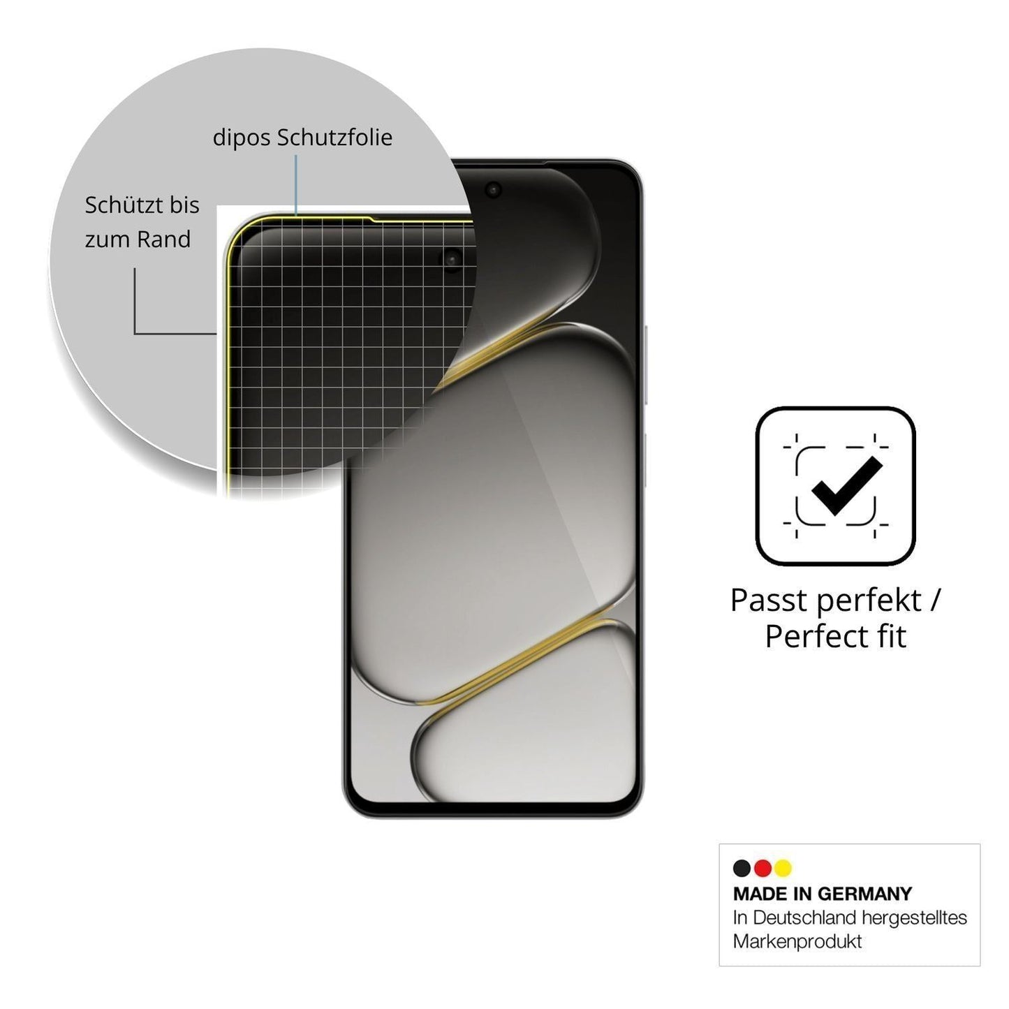 2x 3D Full Cover Schutzfolie für OnePlus Turbo 6X (6)