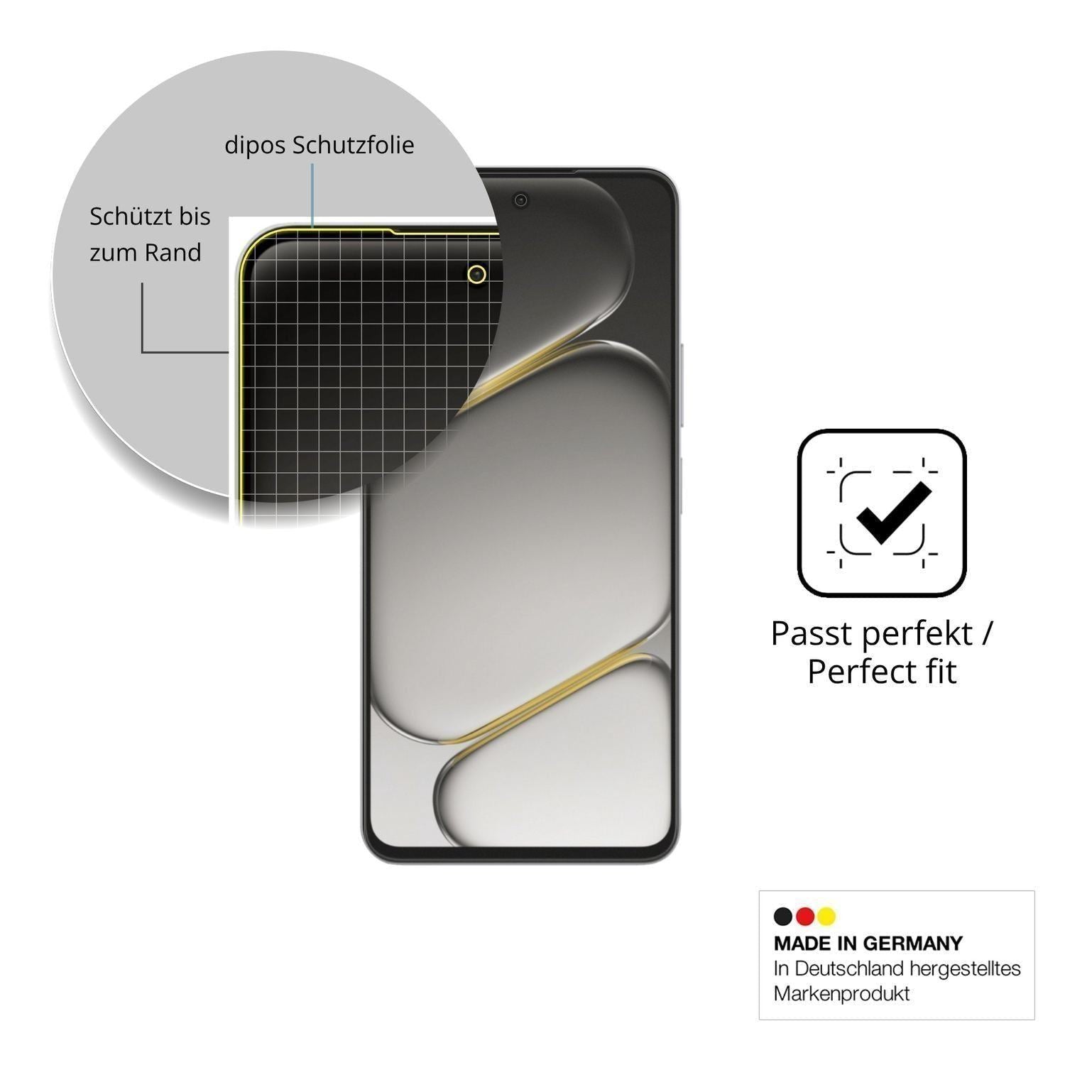 2x Full Cover Schutzfolie matt für OnePlus Turbo 6 (6)