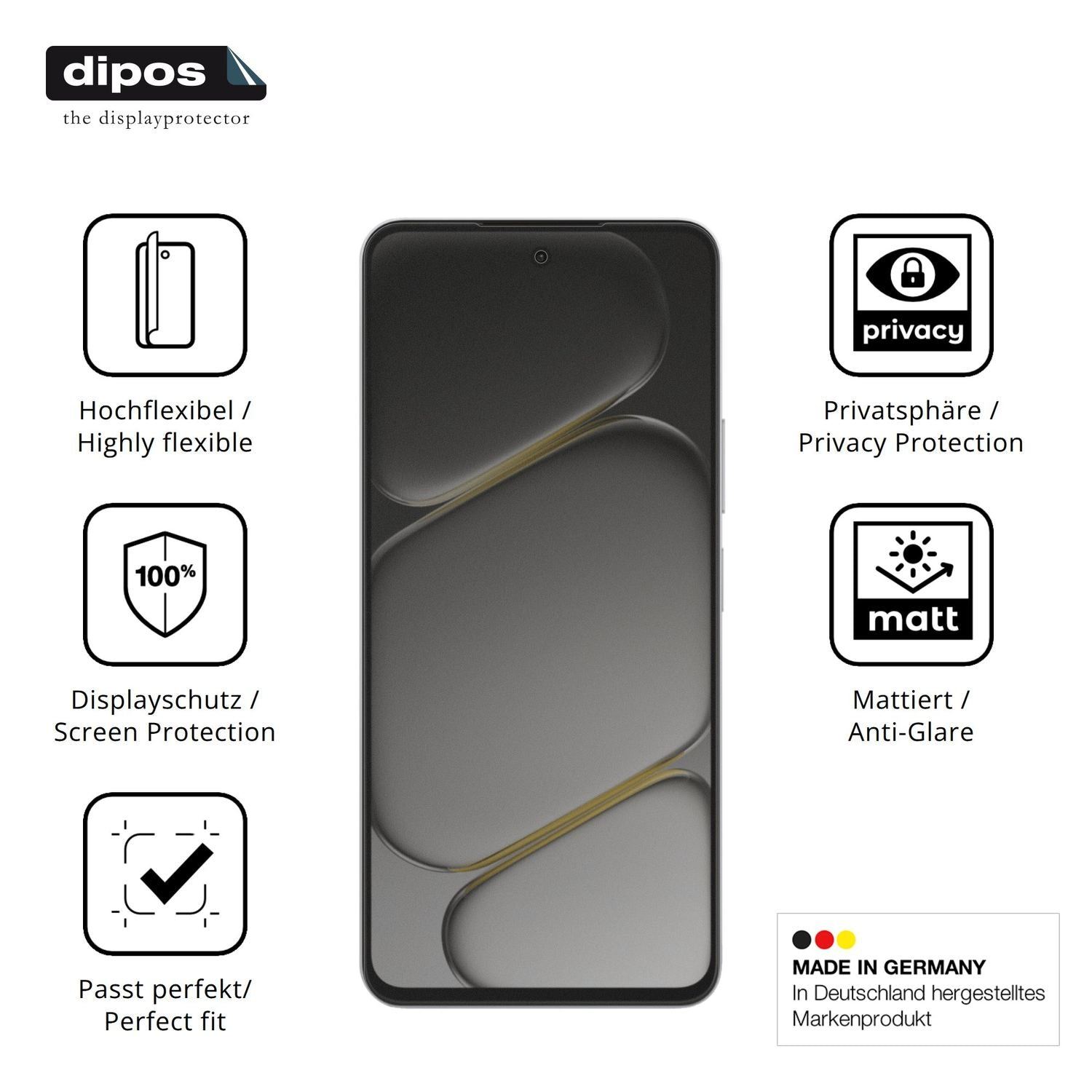 Full Cover Privacy Blickschutzfolie für OnePlus Tu (5)