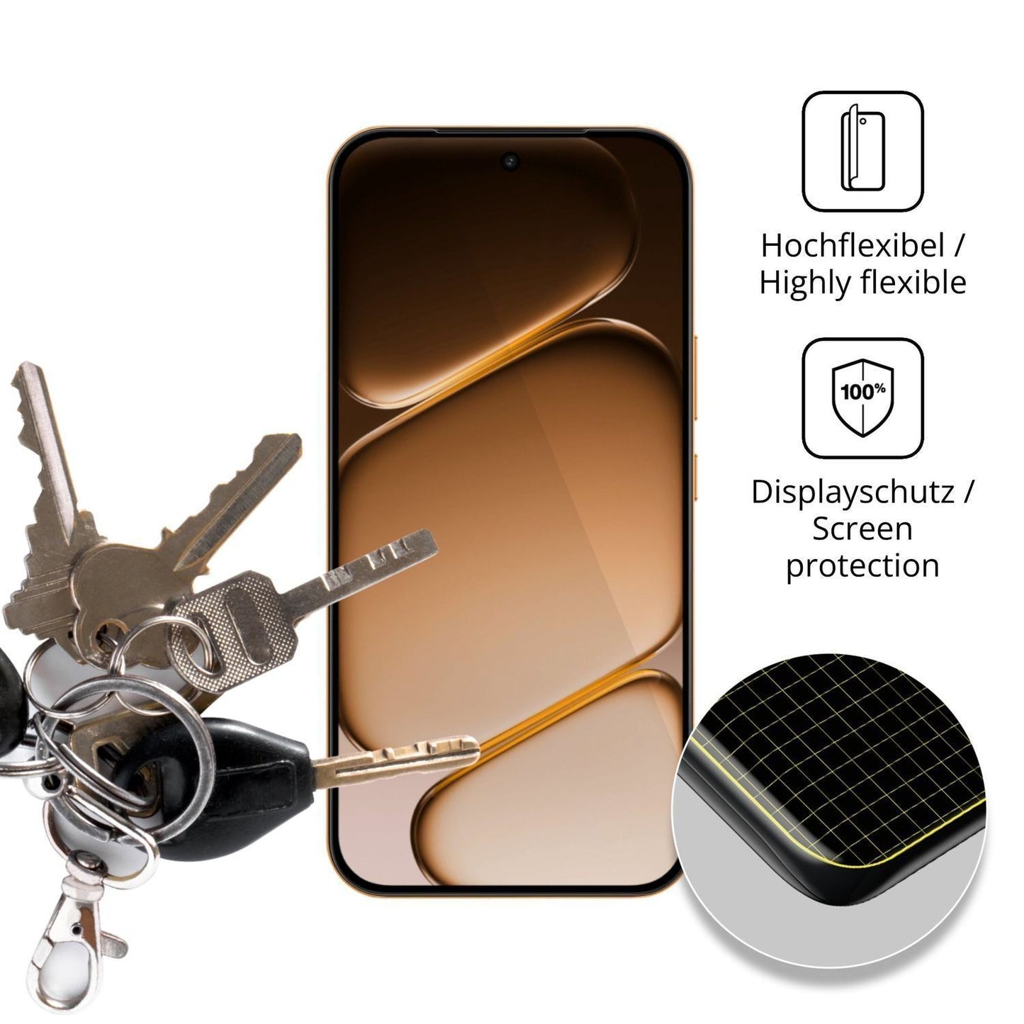 2x 3D Full Cover Schutzfolie für OnePlus Turbo 6X  (3)