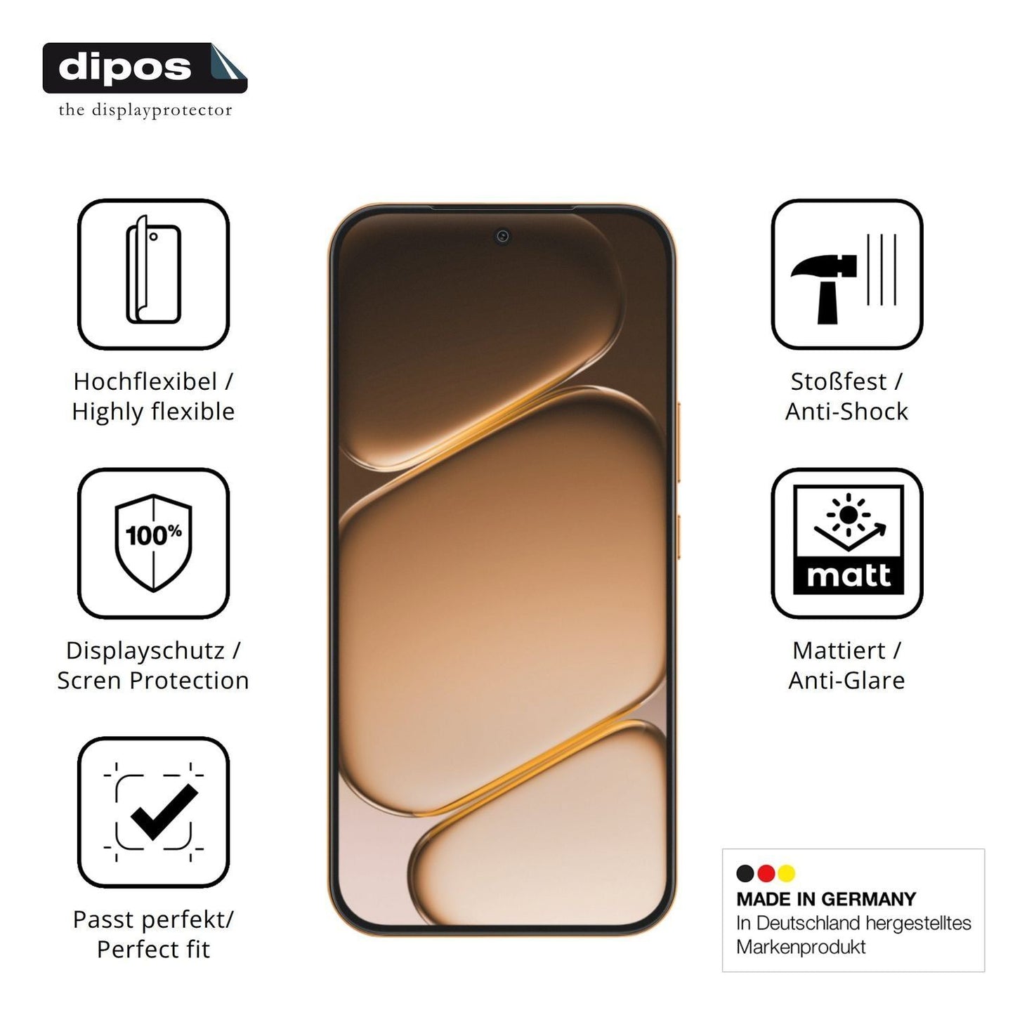 2x Full Cover Schutzfolie matt für OnePlus Turbo 6 (7)