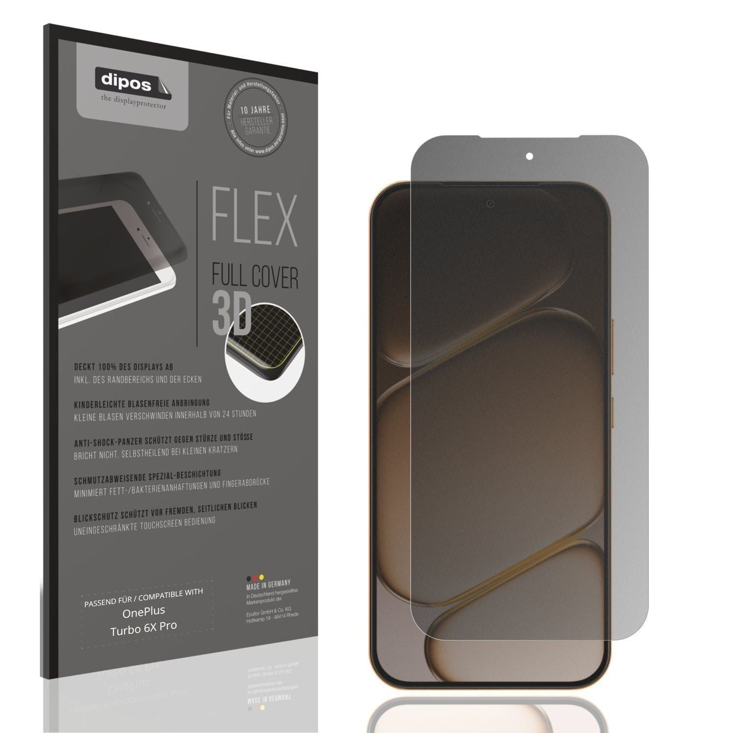 Full Cover Privacy Blickschutzfolie für OnePlus Tu (1)