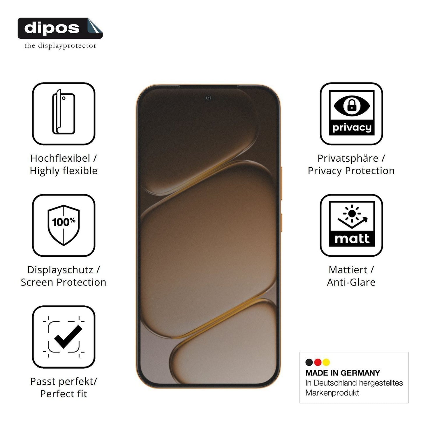 Full Cover Privacy Blickschutzfolie für OnePlus Tu (5)