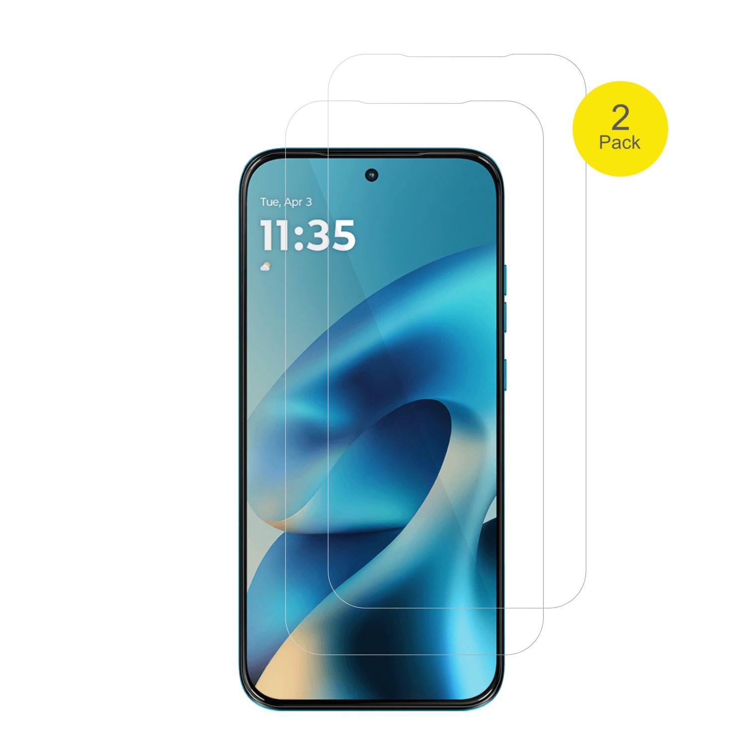 2x 3D Full Cover Schutzfolie für Motorola Moto G M (2)
