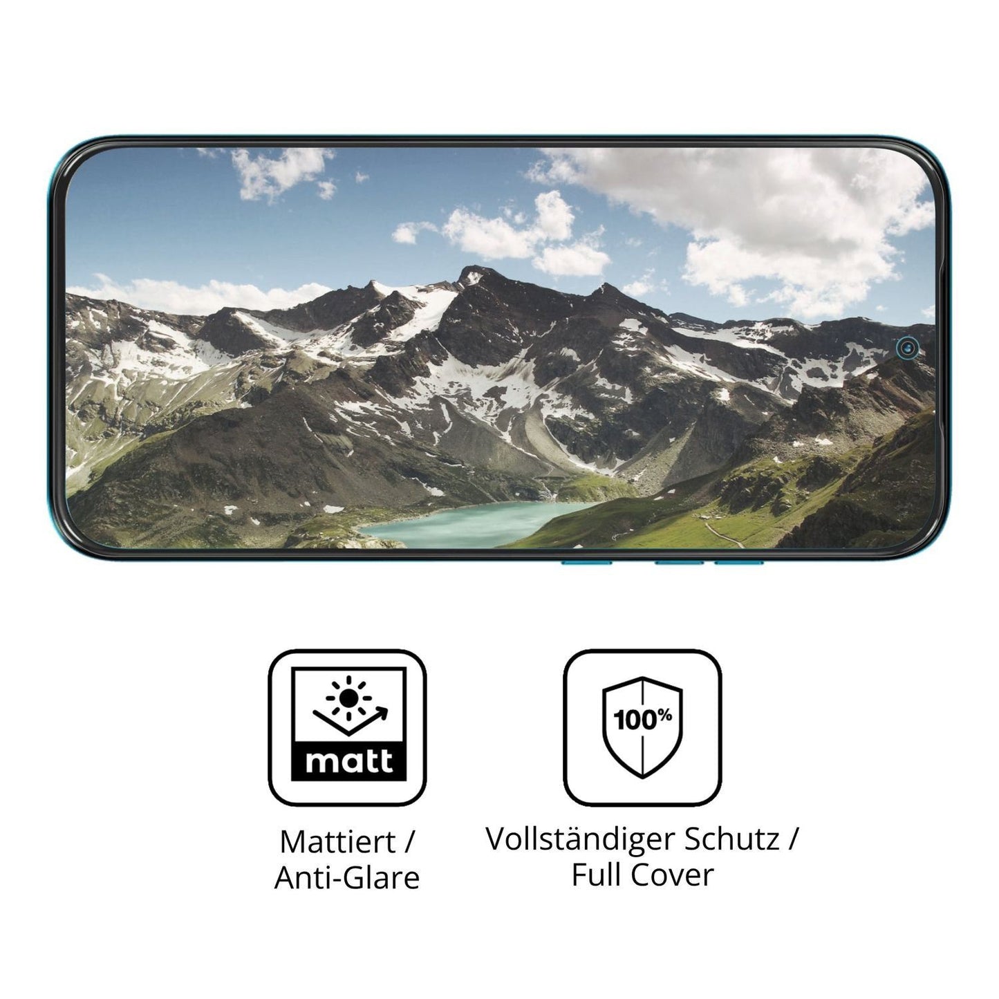 2x Full Cover Schutzfolie matt für Motorola Moto G (5)