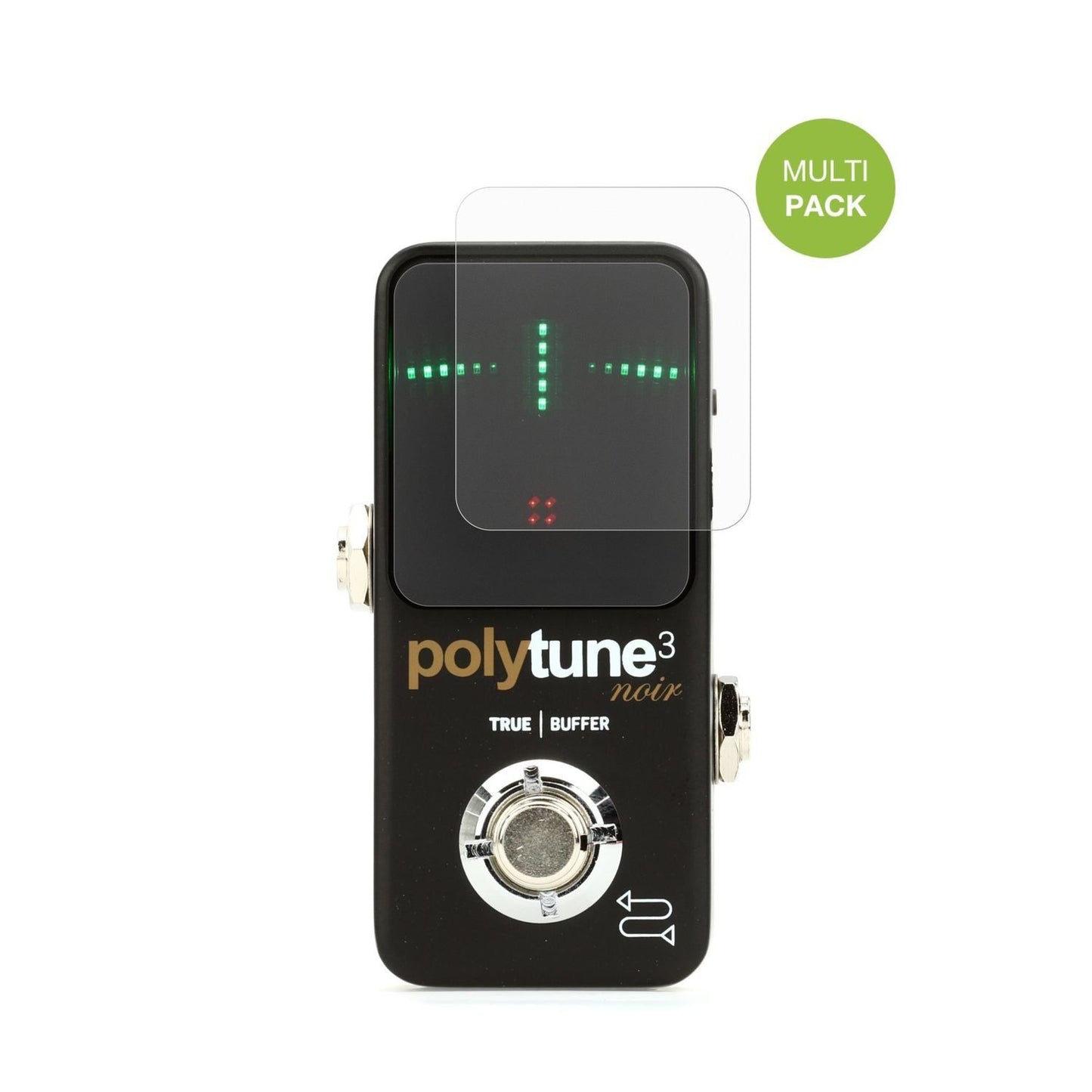 4x Schutzfolie matt für TC Electronic POLYTUNE 3 N (2)