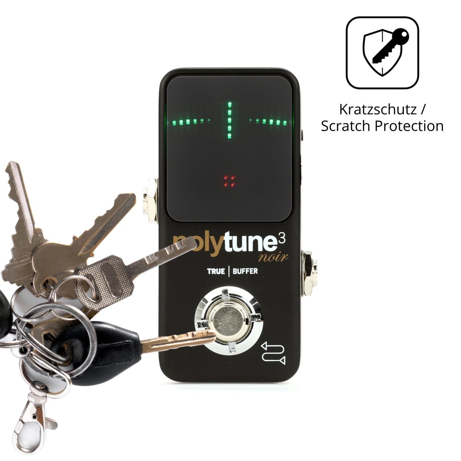 4x Schutzfolie matt für TC Electronic POLYTUNE 3 N (4)