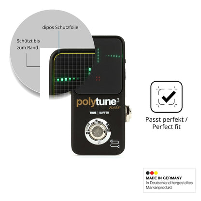 Blickschutzfolie für TC Electronic POLYTUNE 3 Noir (4)