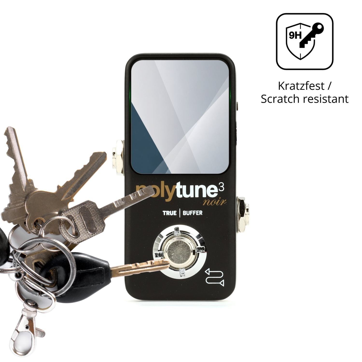 2x 9H Schutzfolie für TC Electronic POLYTUNE 3 Noi (3)