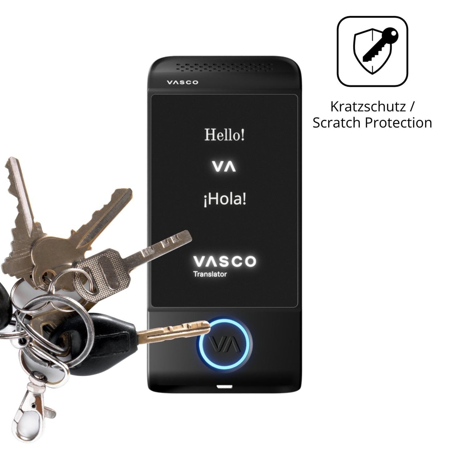 4x Schutzfolie matt für Vasco Translator M4 Displa (4)