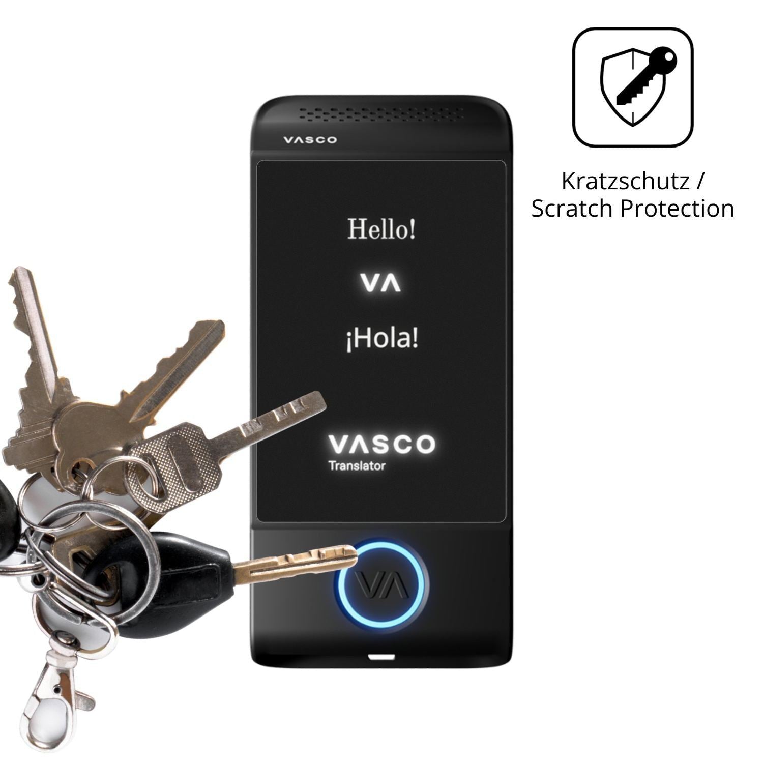 4x Schutzfolie matt für Vasco Translator M4 Displa (4)