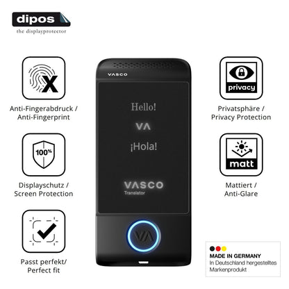 Blickschutzfolie für Vasco Translator M4 matt Schu (5)