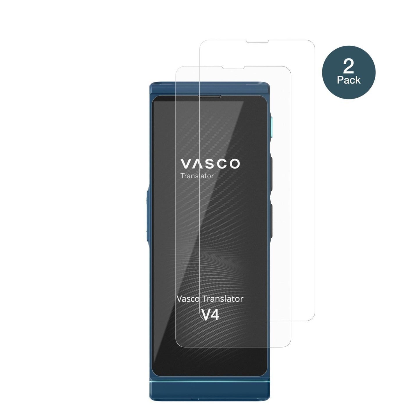 2x 9H Schutzfolie matt für Vasco Translator V4 Pan (2)
